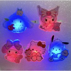 산리오 LED 반지 5개 세트 불들어오는 반지 생일선물 답례품