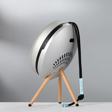 스피커거치대 뱅앤올룹슨호환 A1 스피커 베오사운드 스탠드 블루투스 1세대 2세대, 질감있는블랙+느릅나무나뭇결