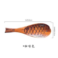 日式魚形飯勺, 1個, 咖啡色