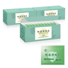 輕盈順暢茶，天然草本配方，維持消化道機能，促進新陳代謝，健康茶飲, 1個, 3盒（30入）