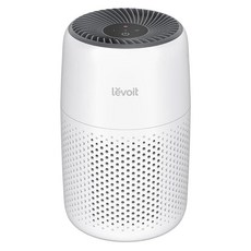 LEVOIT 침실용 공기 청정기 HEPA 청정제 필터 연기 알레르기 애완 동물 비듬 냄새 먼지 제거제 사무실 데스크탑 탁상용 코어 미니용 향 스폰지가 포함된 소, Core Mini-P White