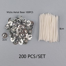 캔들 초 심지 왁스 향기로운 개/대 면 번 만들기 8Cm 무연 용품 ~ 양초 100 긴 사전 DIY 20Cm, 15 8cm 200pcs