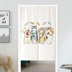 일식집 고양이 가리개 가림천 주방, DX14