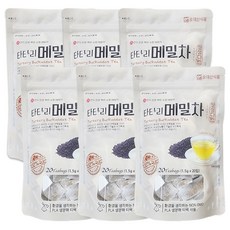[5+1행사] 오대산 국내산 타타리 메밀차 20티백 6팩, 1.5g, 20개입, 6개