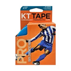 [오렌지팜] KT TAPE 케이티 테이프 프로 Pre-cut 레이저 블루 / 스포츠 테이핑 키네시올로지 손목 무릎 어깨 근육, 1개, 1롤