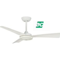 修一 38吋 DC直流工業吊扇 3D葉片 遙控款, 平光黑