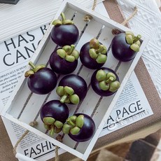 日皇 仿真山竹 仿真水果 拍照道具 仿真蔬菜水果 拍攝道具 裝飾 DIY 擺飾 櫥窗佈置 教學道具, 1個