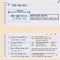 서용형 보카북 단어장 영어공부문구, 오렌지