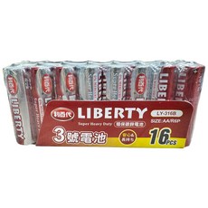 利百代 環保碳鋅電池, 1套, 16PCS