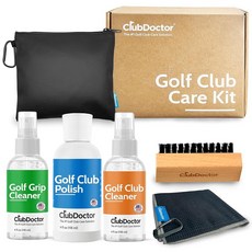아마존평점4.5+ 미국출고 177547 Club Doctor Golf 케어 키트 - 아이언 드라이버 퍼터 청소 광택 및 복원 긁힘 흠집 녹 제거제 그립 클리너 클럽, 아마존평점4.5+ 미국출고 177547 Club Doc