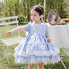 2025夏季新款洛麗塔蓬蓬裙 女童公主裙