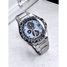 CITIZEN 星辰 Eco-Drive 五局電波光動能鈦金屬腕錶 AT8238-84M 公司貨，精準耐用，光動能環保, 1個