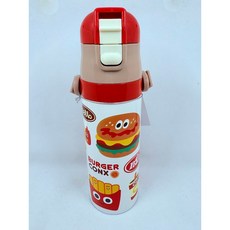 Skater 470ml 漢堡 不鏽鋼 保溫保冷 兒童水壺 SDC4, 1個