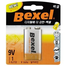 알카라인 벡셀 건전지 x 6FL22 9V 1개