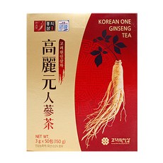 고려원 인삼차 홍삼차 (2종), 1개, 50개입, 3g