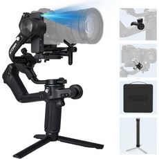 FeiyuTech 공식 SCORP 2 키트 카메라용 짐벌 스태빌라이저 3축 DSLR 카메라 짐벌 5.51파운드 페이로드 내장 AI 추적 모듈 블루투스케이블 제어 캐논, SCORP 2 Kit