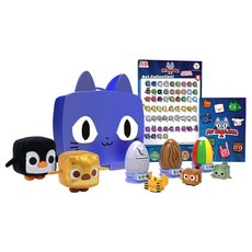 정품++ Pet Simulator X - 블루 무지갯빛 고양이 수집가 번들 (미스터리 케이스 8개 아이템 시리즈 1) [온라인 독점] [DLC 포함]