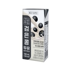 건국두유 검은콩 두유, 190ml, 11개
