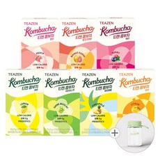 콤부차 7가지맛 혼합구성 70스틱 + 보틀(레몬/파인애플/샤인머스캣/유자/피치/망고구아바/베리), 없음, 5g, 1개, 1개입