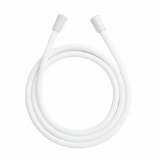 韓國 SHIFT 專利排水防扭結矽膠淋浴水管 自動排水 蓮蓬頭 不扭結 軟管 防黴 淋浴水管, 2m, 白色