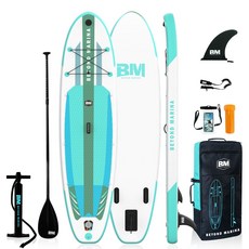 Beyond Marina SUP 공기패들보드 스탠드업패들보드 서핑보드 수상레저 스포츠 장비 320cm, 민트 그린