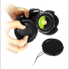 호루스벤누 초특가 스냅온 렌즈캡 77mm 스트랩포함, 1개