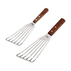 제우스 피쉬 스패치 (나무손잡이) 뒤집개, 165mm, 1개, 우드+스텐