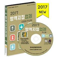 兵役指定企業(產業體名錄)(2017)(CD), 韓國內容媒體 著, 韓國內容媒體