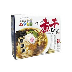 Mutahiro 哇哈哈小魚乾高湯拉麵調理包 醬油口味 3人份 525g, 1盒