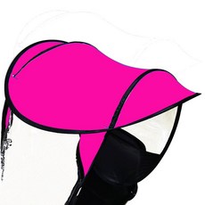 전동차 캐노피 차양막 지붕 가리개 선쉐이드 실버카, 2. 로즈 레드