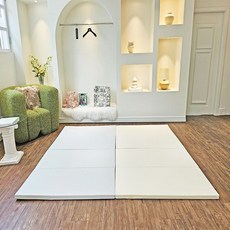 소리안나 프렌들리 층간소음방지 4단 폴더매트, 그레이