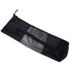 瑜珈墊網袋 6MM以下瑜珈墊適用 另有瑜珈磚 瑜珈柱【GF180】, 1個, BLACK