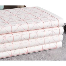 대용량 붓글씨 화선지 세로줄 종이 초보자 격자, 검정선 반생숙, 1박스