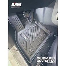 SUBARU SOLTERRA TPE 3D 立體汽車腳踏墊, 全套腳踏墊 (不含後廂),SOLTERRA