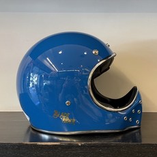 BLADE RIDER 二代山車帽 玻璃纖維 全罩 安全帽 越野帽, 經典藍(),S