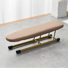 소매 다림판 접이식 미니 다리미판 휴대용 테이블형 소형 다림질 보드 셔츠 소매 전용, 골드