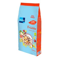 Kolln 쾰른 과일 귀리 뮤즐리 무설탕, 1개, 1.2kg