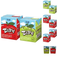 매일 피크닉 사과 + 청포도 x/어린이/음료/세트/팩음료수/팩주스/과채/음료수/팩쥬스, 1개, 200ml