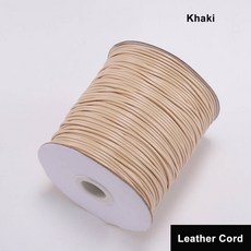 1/1.5mm 칠 로프 실 끈 왁스 코드 용품 보석 꼬임 만들기 면 10m 가죽 팔찌 구슬 2mm 마크라메 공예, 1개, 07 khaki