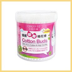 奇格利爾 優質卸妝棉花棒 200支 純棉頭 傷口護理, 1個