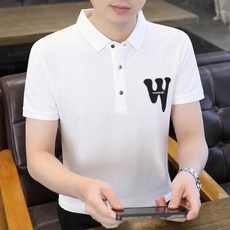 2026男士夏季Polo衫短袖休閒衫 條紋翻領T恤輕薄透氣