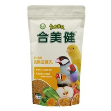 合美健 No. 40-A 蔬果滋養丸（雀科鳥類）500g 營養完整 雀科飼料 鳥飼料 金絲雀 文鳥 胡錦, 1個