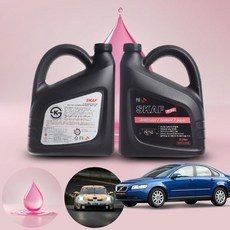 볼보S40 SK SKAF 사계절 냉각 부동액 3L 핑크, 1개