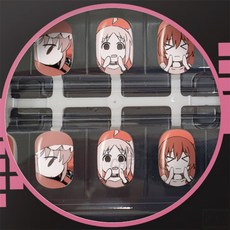 문구덕후 봇치더락 네일팁 애니 캐릭터네일, 1개