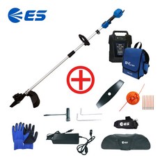 ES산업 EBC54 충전예초기 (25년 생산제품 54V 10.0Ah 배터리충전기 풀세트) BC54S LBCT54 후속모델 철기시대, 1세트