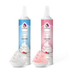 포모나 휘핑크림 스프레이 플레인 + 딸기, 1개, 500g