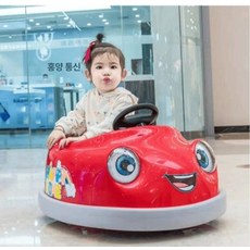 MONI 아기범퍼카 키즈 범퍼카 실내 어린이 아기, 1개, 레드+리모컨 타이머