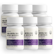 뉴트리네오 식물성 멜라토닌 식약청 인증, 6개, 60회분