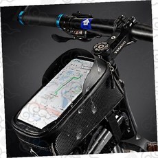 자전거 핸들바 스마트폰 거치 방수 프레임백 터치스크린 네비게이션 수납백, 1개, 자전거방수가방