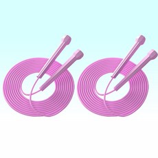 Tiger Pavilion 심플 줄넘기, 2개, 핑크